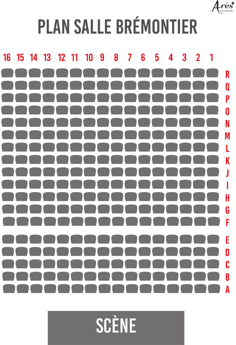 PLAN SALLE BREMONTIER BILLETTERIE